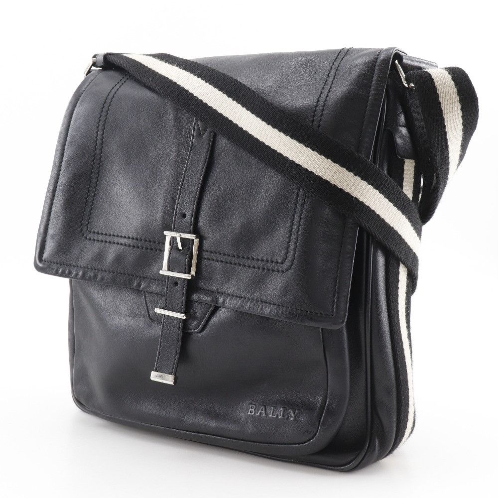 Bally Bally Bally Trainspotting Calf 2way Shoulder Bag Leather Shoulder Bag DUTY FREE for USA Size ONE SIZE - 2 Thumbnail