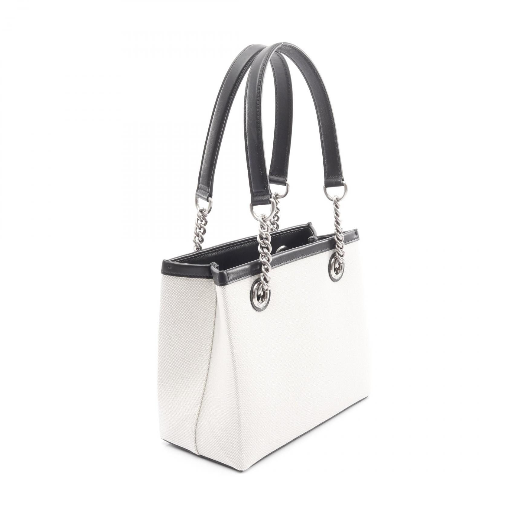 Balenciaga Balenciaga Balenciaga Duty Free Small Canvas Leather Tote Bag Canvas Tote Bag 7599412 DUTY FREE for USA Size ONE SIZE - 2 Thumbnail