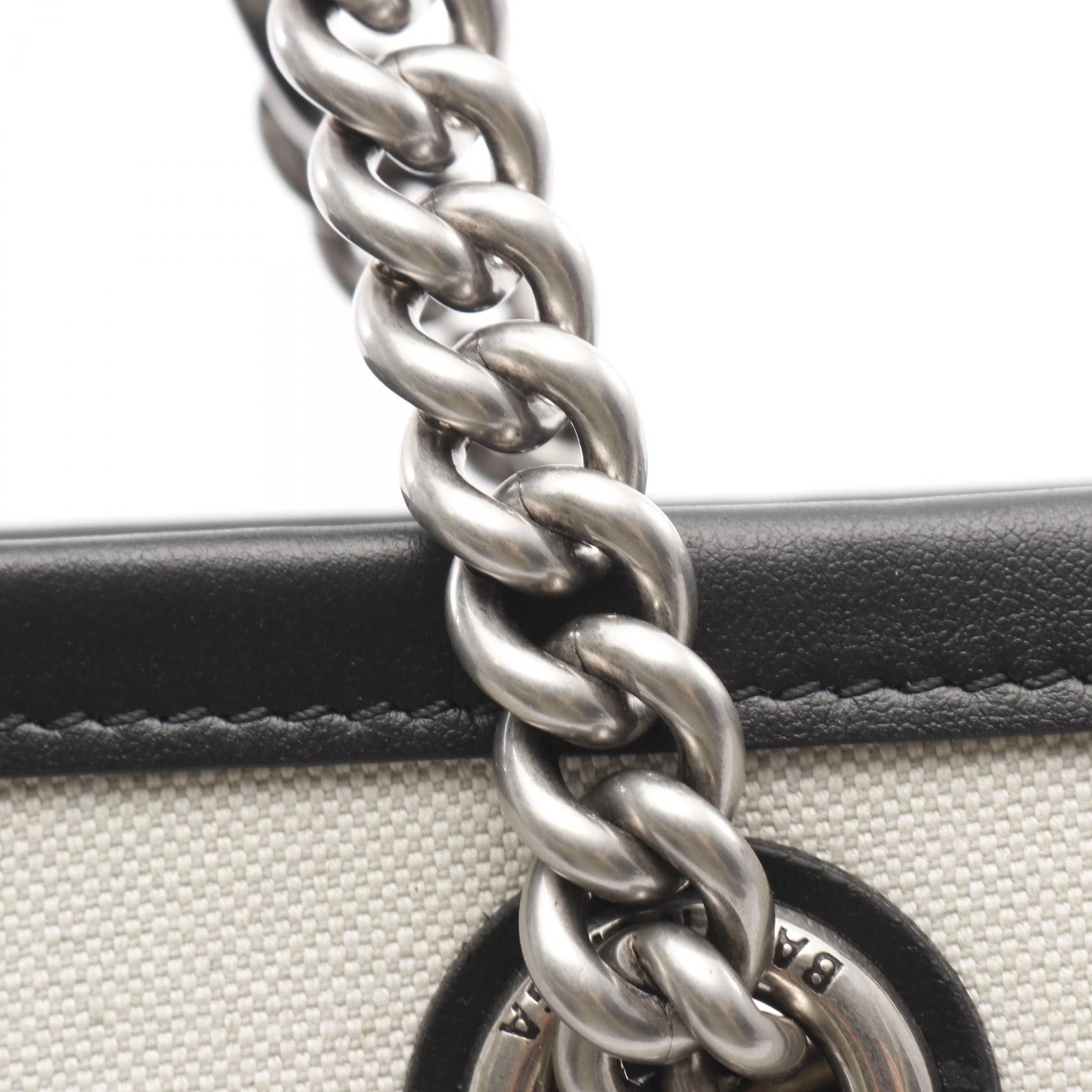 Balenciaga Balenciaga Balenciaga Duty Free Small Canvas Leather Tote Bag Canvas Tote Bag 7599412 DUTY FREE for USA Size ONE SIZE - 8 Thumbnail
