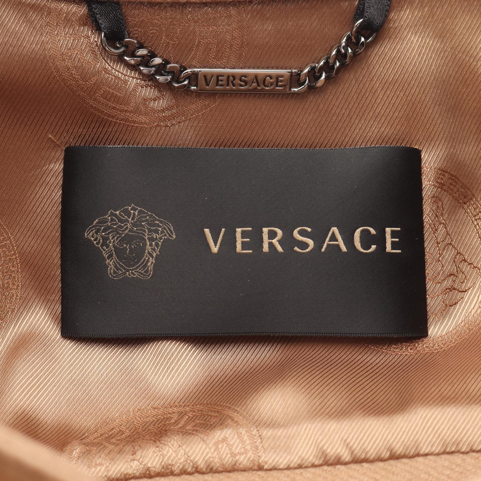 Versace Versace Versace Wool Camel Outerwear Natural Material Outerwear DUTY FREE for USA Size ONE SIZE - 3 Thumbnail