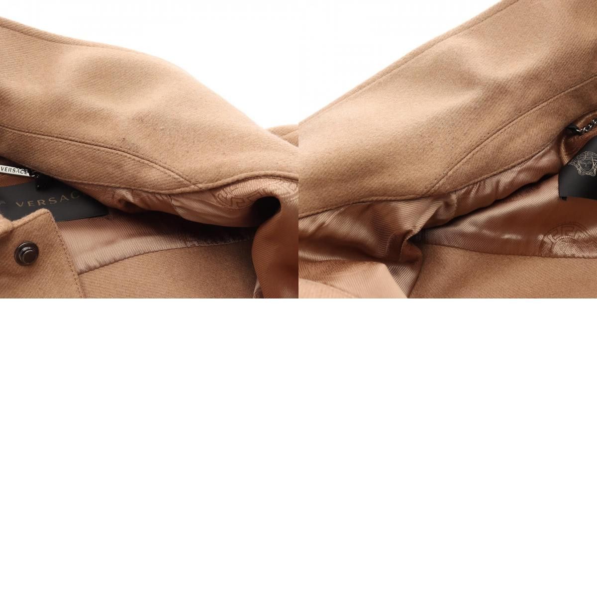 Versace Versace Versace Wool Camel Outerwear Natural Material Outerwear DUTY FREE for USA Size ONE SIZE - 10 Thumbnail