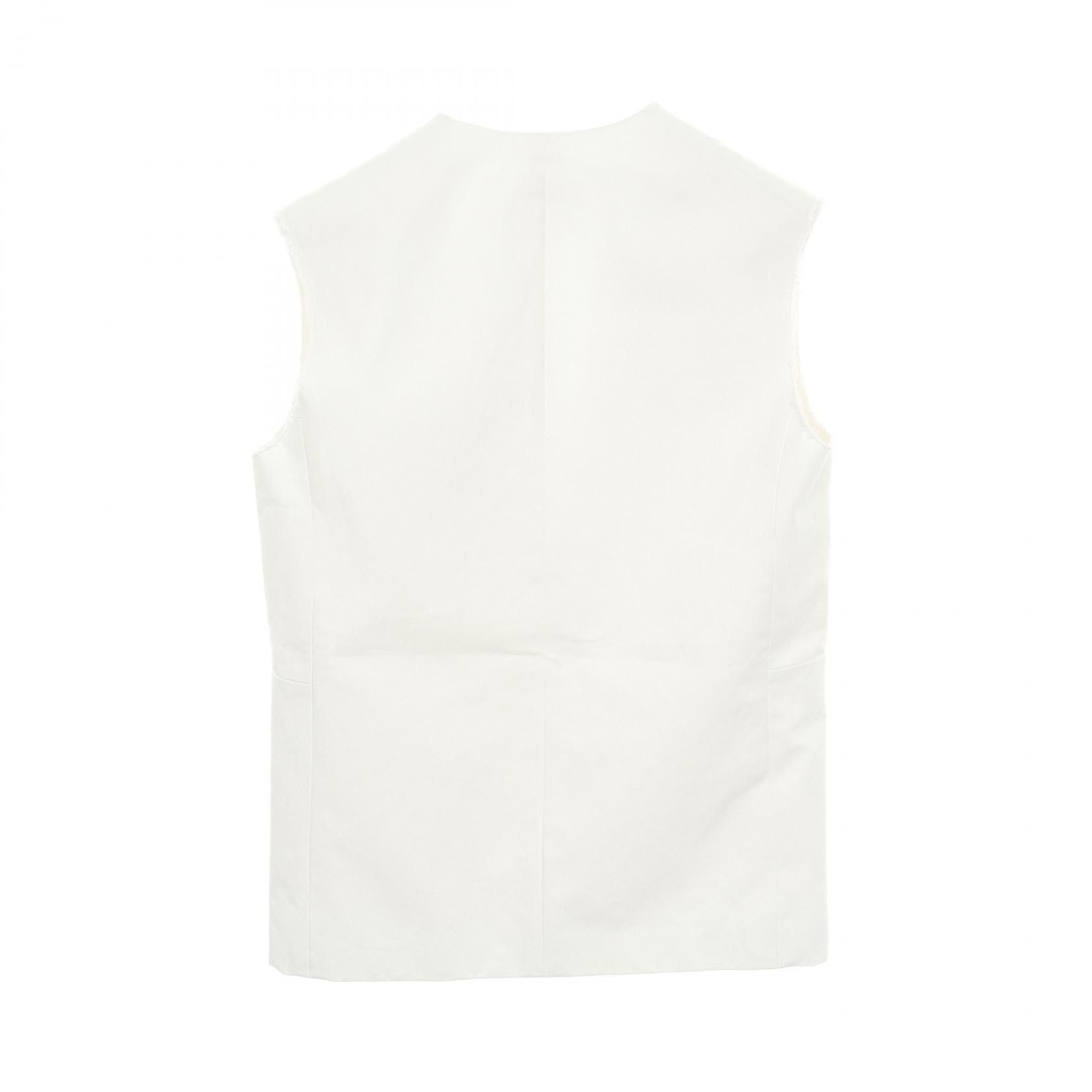 Jil Sander Jil Sander Jil Sander J03BN0110 Cotton Vest Cotton Tops J03BN0110 DUTY FREE for USA Size ONE SIZE - 2 Thumbnail