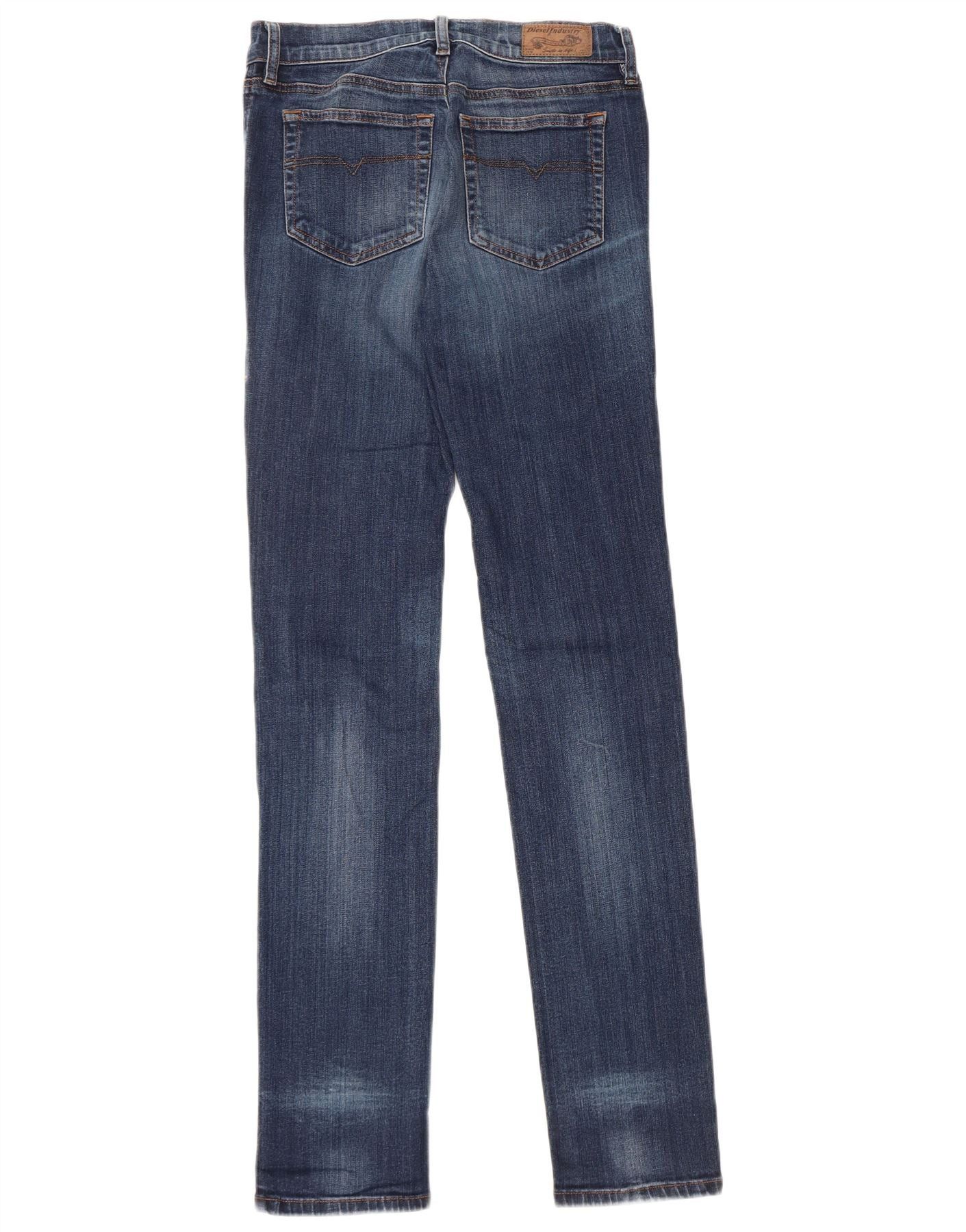 Diesel Womens Slim Jeans W26 L32 Blue Cotton Size 42" / US 20 - 2 Thumbnail