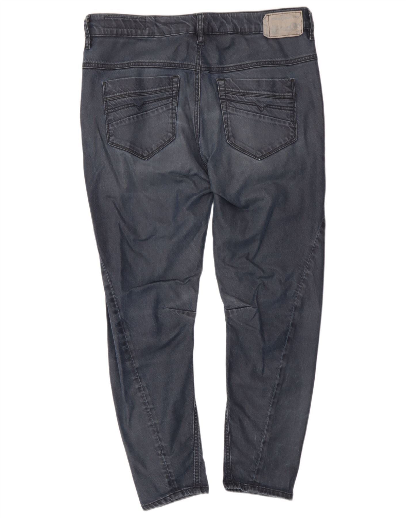 Diesel Mens Skinny Jeans W28 L32 Navy Blue Rayon Size US 28 / EU 44 - 2 Thumbnail