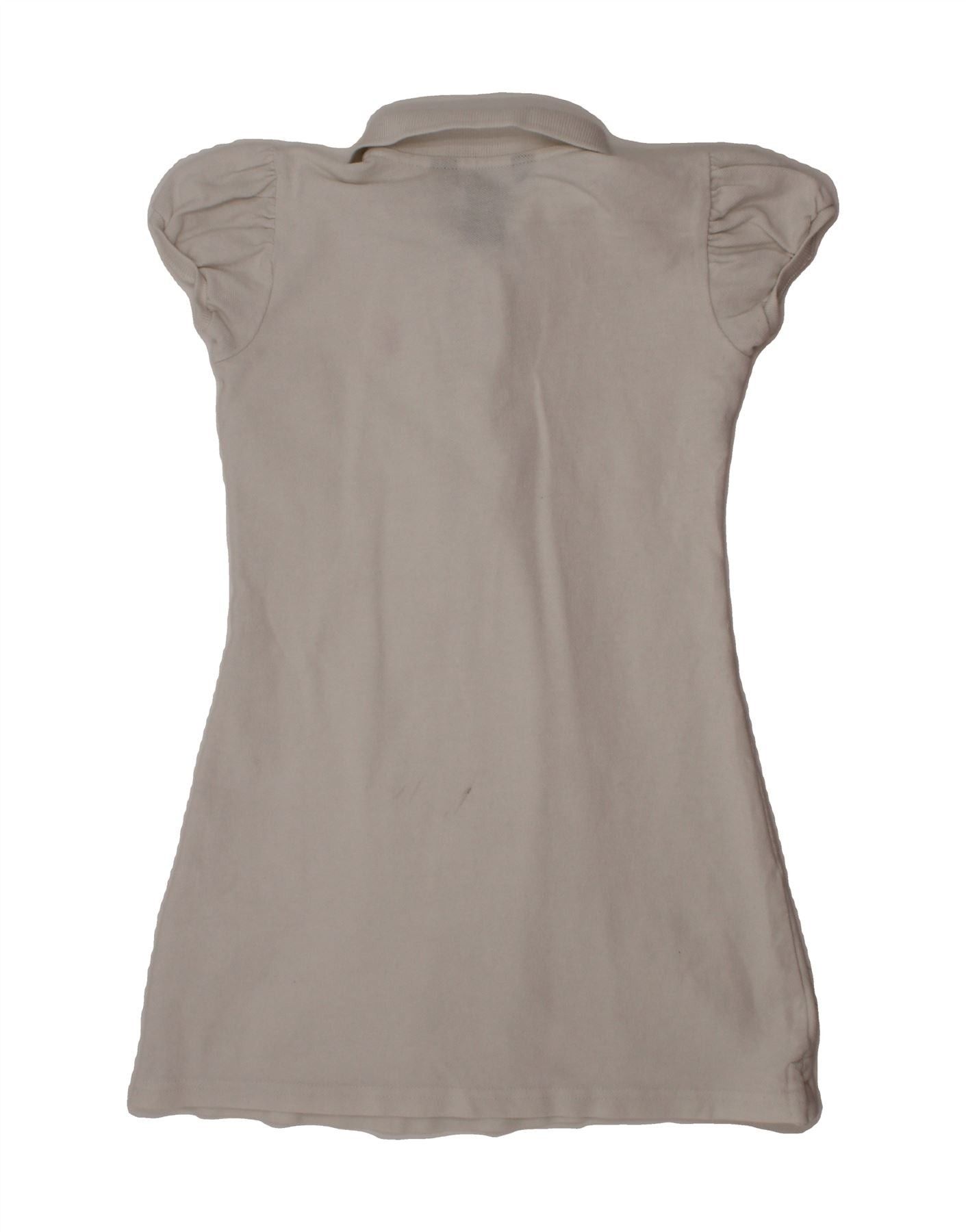 Ralph Lauren Girls Polo Dress 6-7 Years Small White Cotton Size XS / US 0-2 / IT 36-38 - 2 Thumbnail