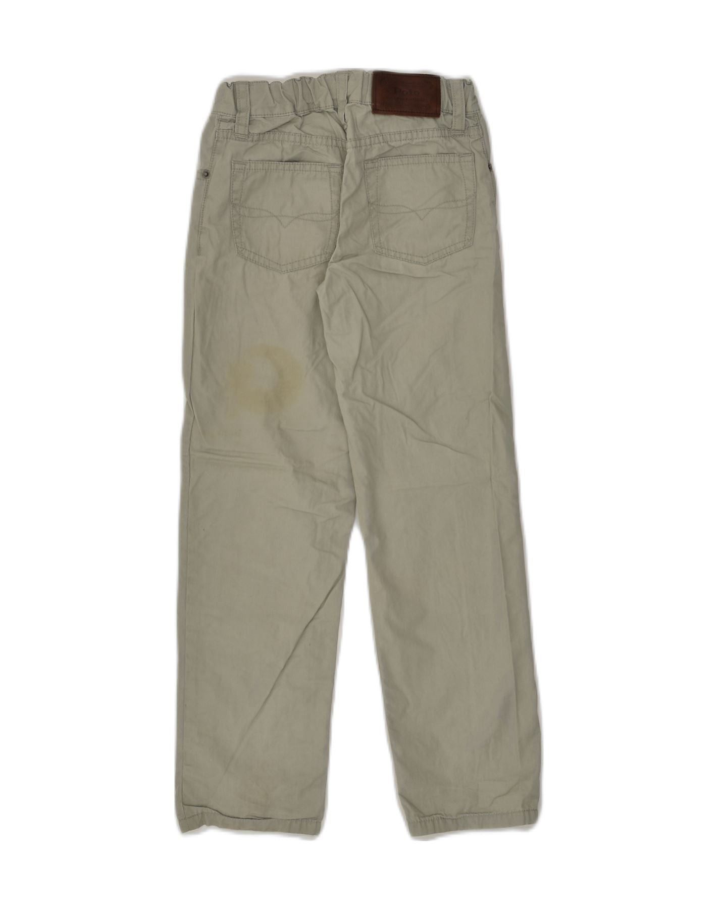 Polo Ralph Lauren Girls Straight Casual Trousers 5-6 Years W20 L21 Grey Size 26" / US 2 / IT 38 - 2 Thumbnail