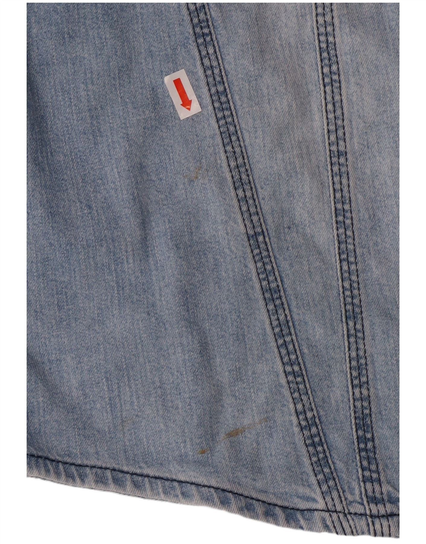 Diesel Boys Denim Shirt 9-10 Years Blue Cotton Size M / US 6-8 / IT 42-44 - 3 Thumbnail