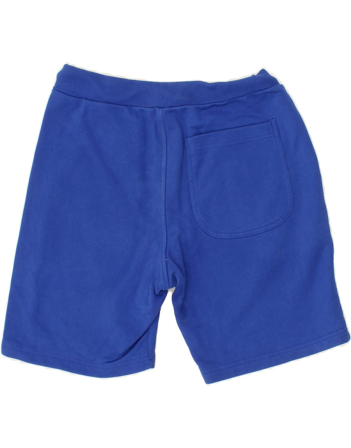 Diesel Boys Sport Shorts 13-14 Years Blue Cotton Size 32" / US 10 / IT 46 - 2 Thumbnail