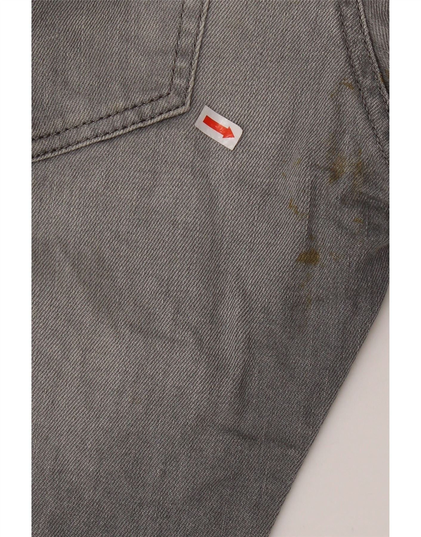 Diesel Mens Buster Regular Slim Tapered Jeans W28 L32 Grey Cotton Size US 28 / EU 44 - 3 Thumbnail