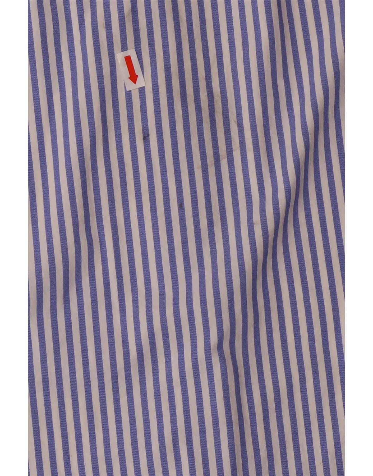 Ralph Lauren Mens Performance Shirt XL Blue Striped Nylon Size US XL / EU 56 / 4 - 5 Thumbnail