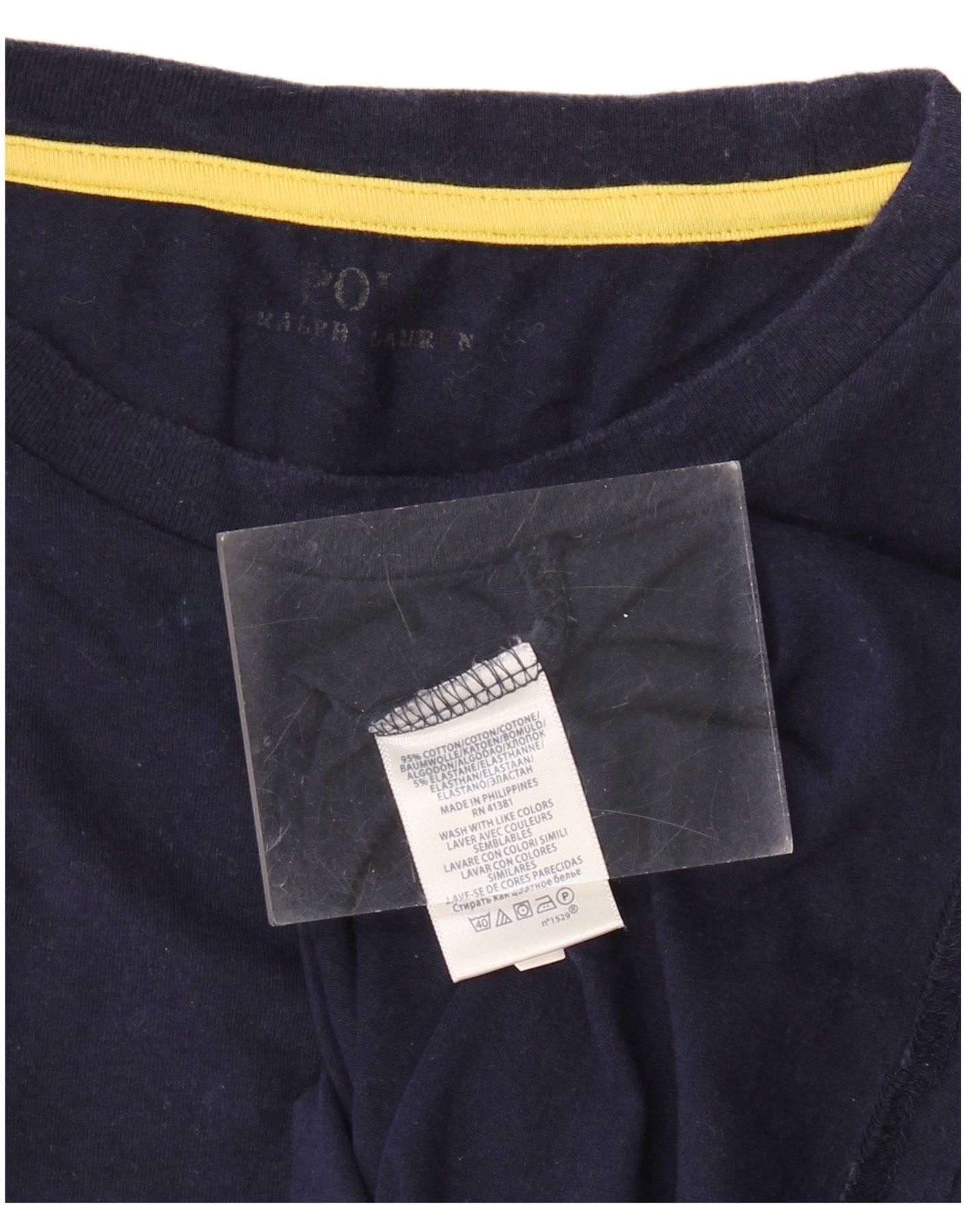 Polo Ralph Lauren Mens T-Shirt Top Small Navy Blue Cotton Size US S / EU 44-46 / 1 - 3 Thumbnail