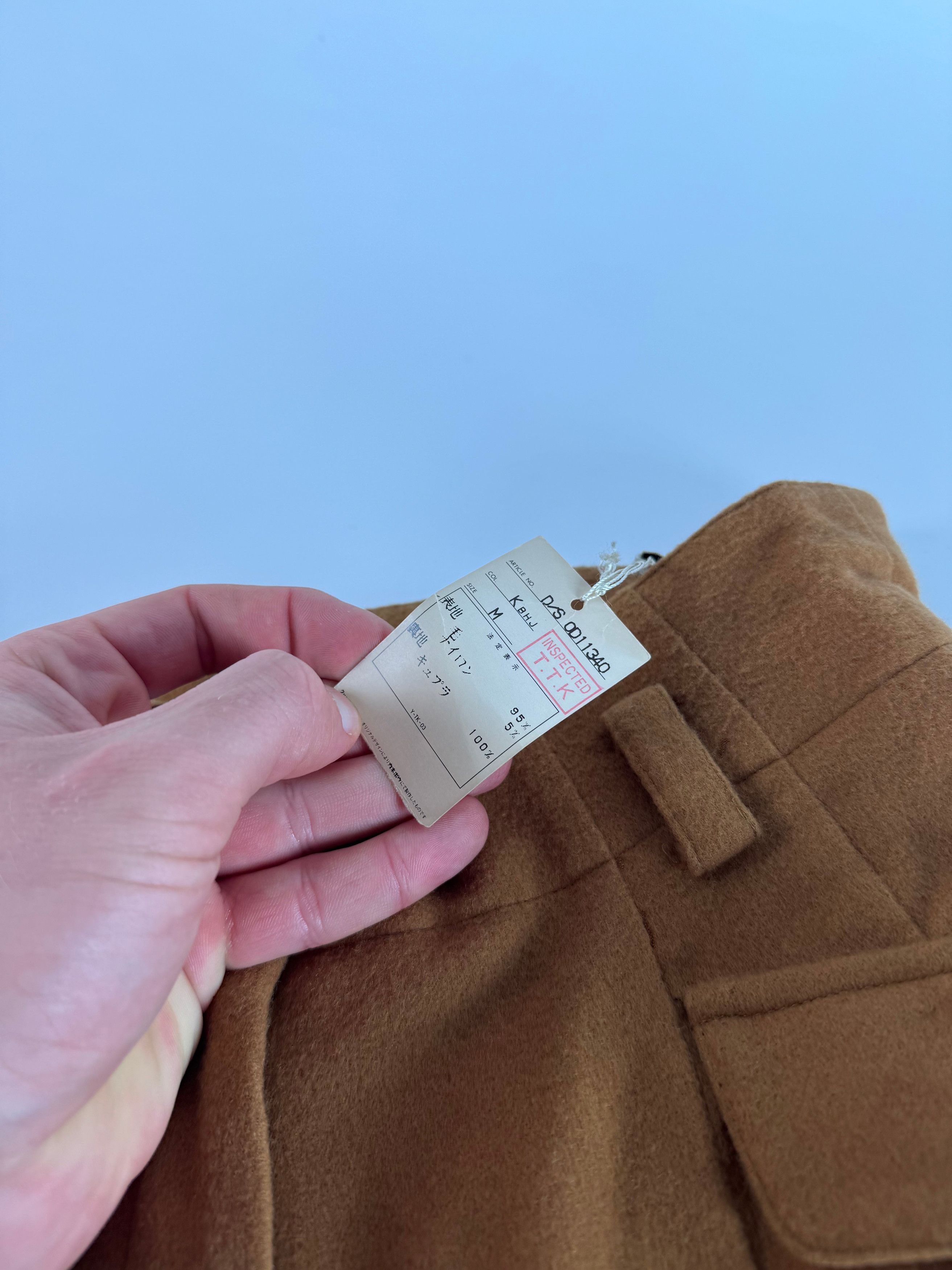Dior Vintage Wool Shorts Orange Brown 38/M Size 30" / US 8 / IT 44 - 11 Thumbnail