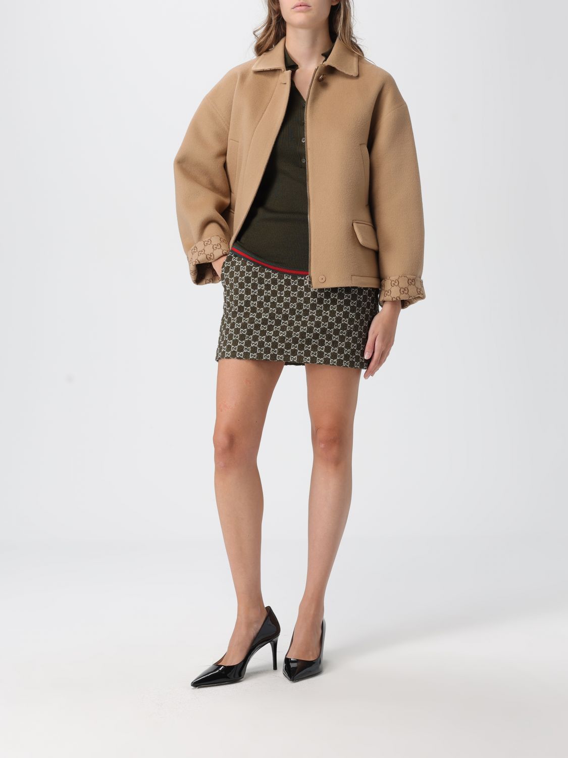 Gucci Gucci Jacket Woman Camel Size M / US 6-8 / IT 42-44 - 2 Thumbnail