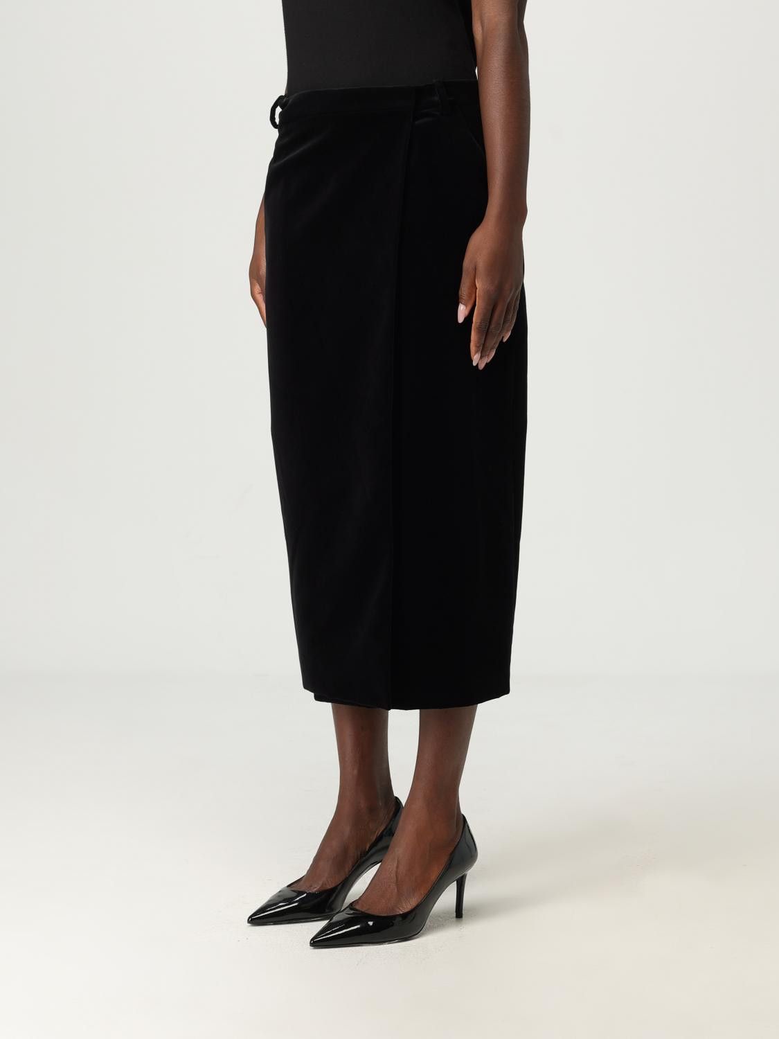 Saint Laurent Paris Saint Laurent Skirt Woman Black Size 28" / US 6 / IT 42 - 4 Thumbnail