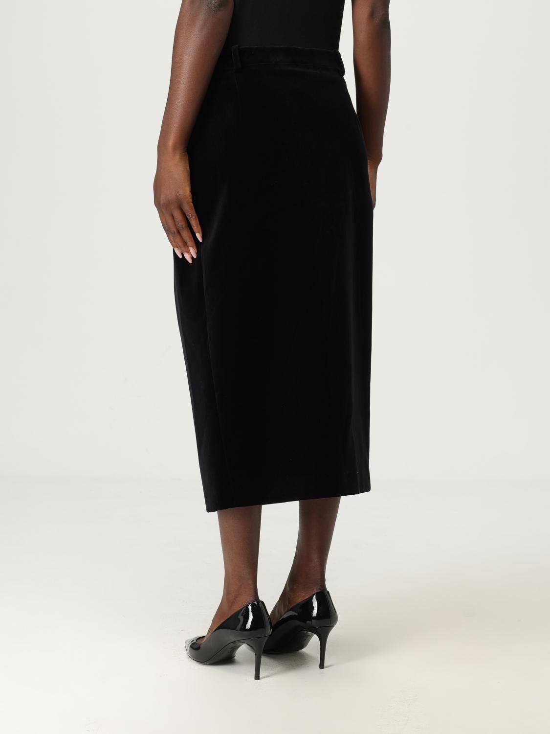 Saint Laurent Paris Saint Laurent Skirt Woman Black Size 28" / US 6 / IT 42 - 3 Thumbnail