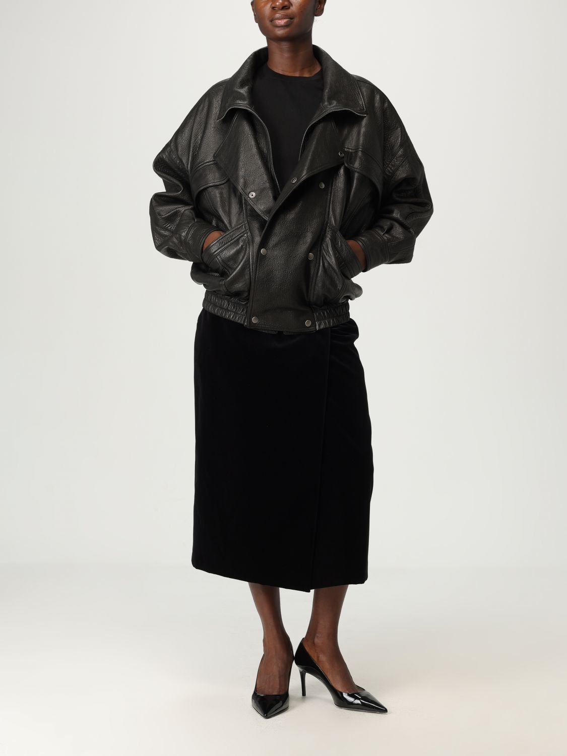 Saint Laurent Paris Saint Laurent Skirt Woman Black Size 28" / US 6 / IT 42 - 2 Thumbnail