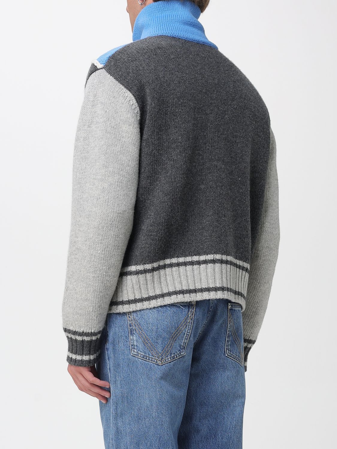 Bottega Veneta Bottega Veneta Sweater Men Charcoal Size US L / EU 52-54 / 3 - 3 Thumbnail