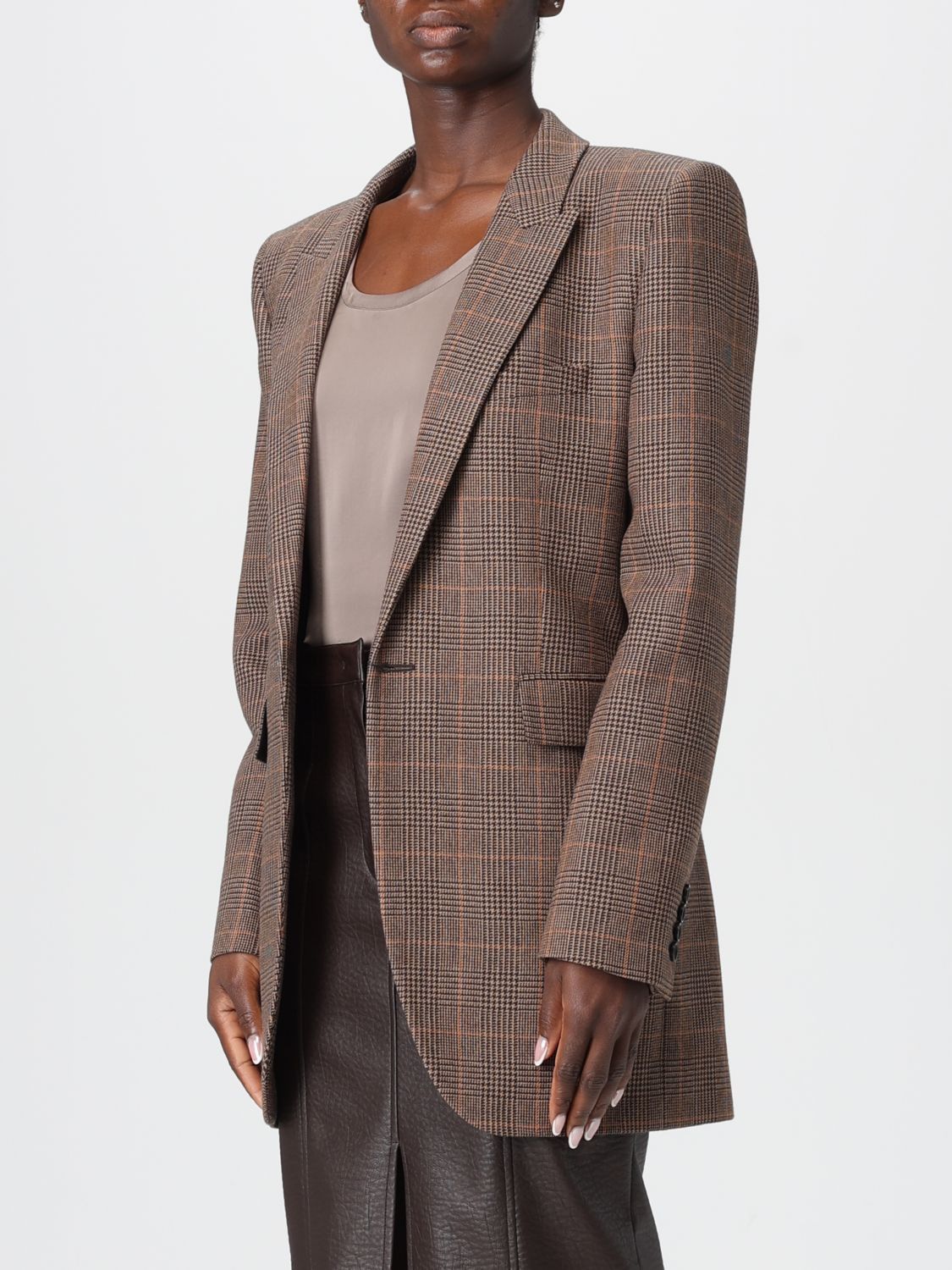 Saint Laurent Paris Saint Laurent Jacket Woman Multicolor Size M / US 6-8 / IT 42-44 - 4 Thumbnail