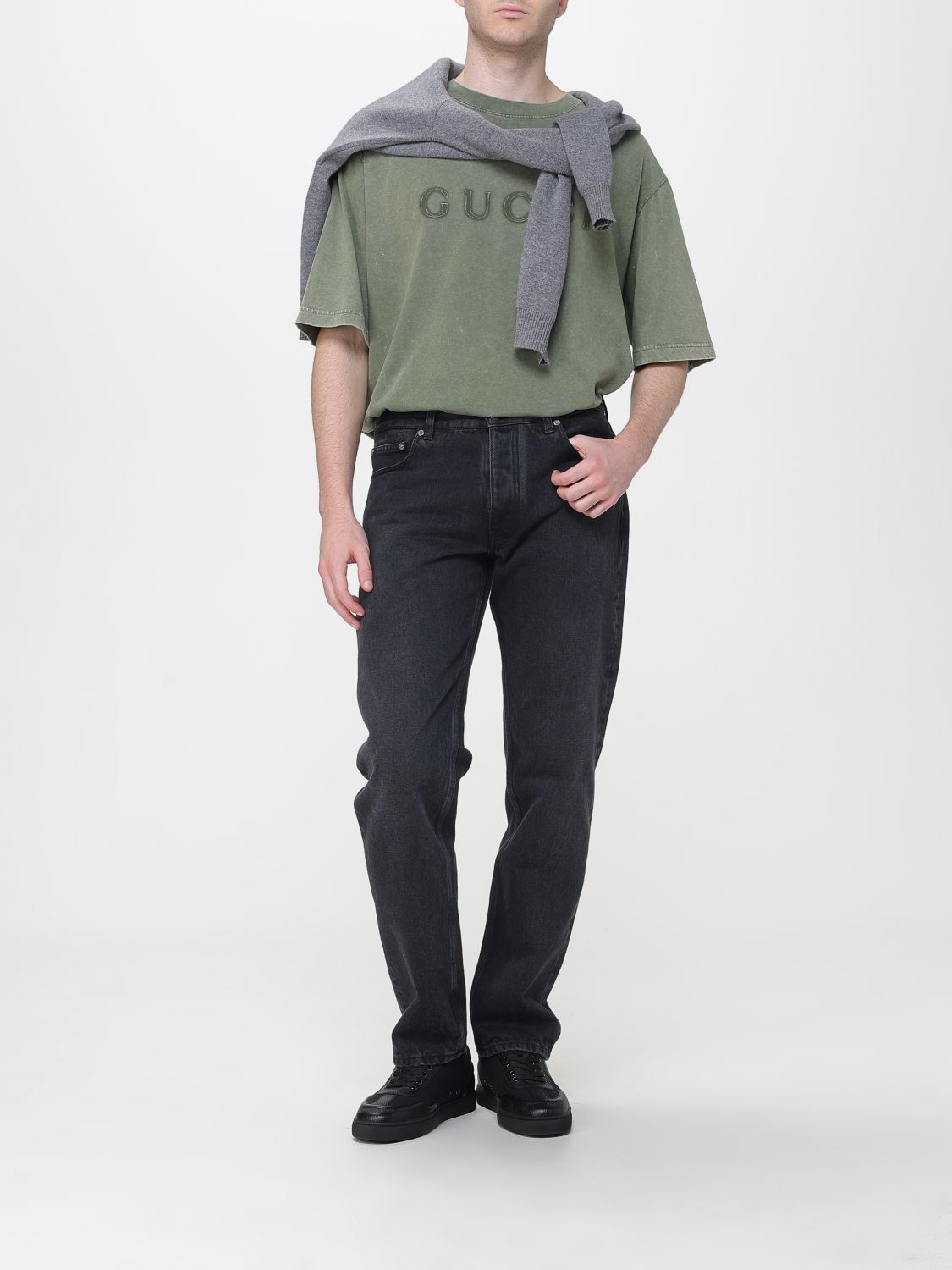 Gucci Gucci Sweater Men Grey Size US S / EU 44-46 / 1 - 2 Thumbnail
