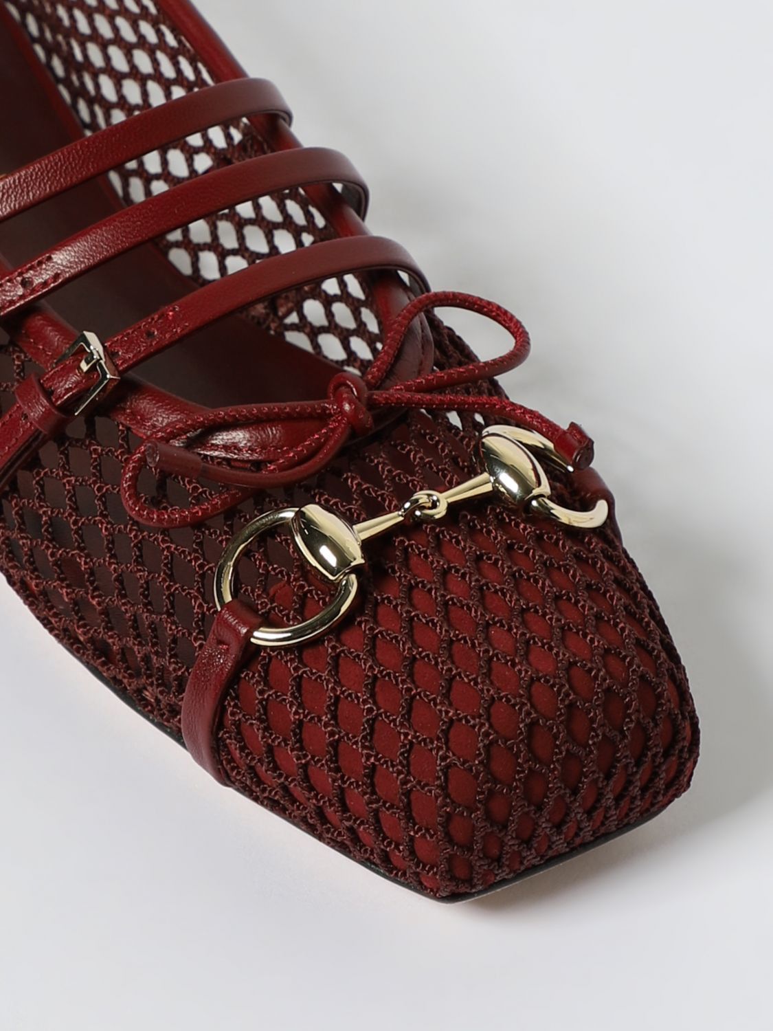 Gucci Gucci Ballet Flat Woman Burgundy Size US 7 / IT 37 - 4 Thumbnail