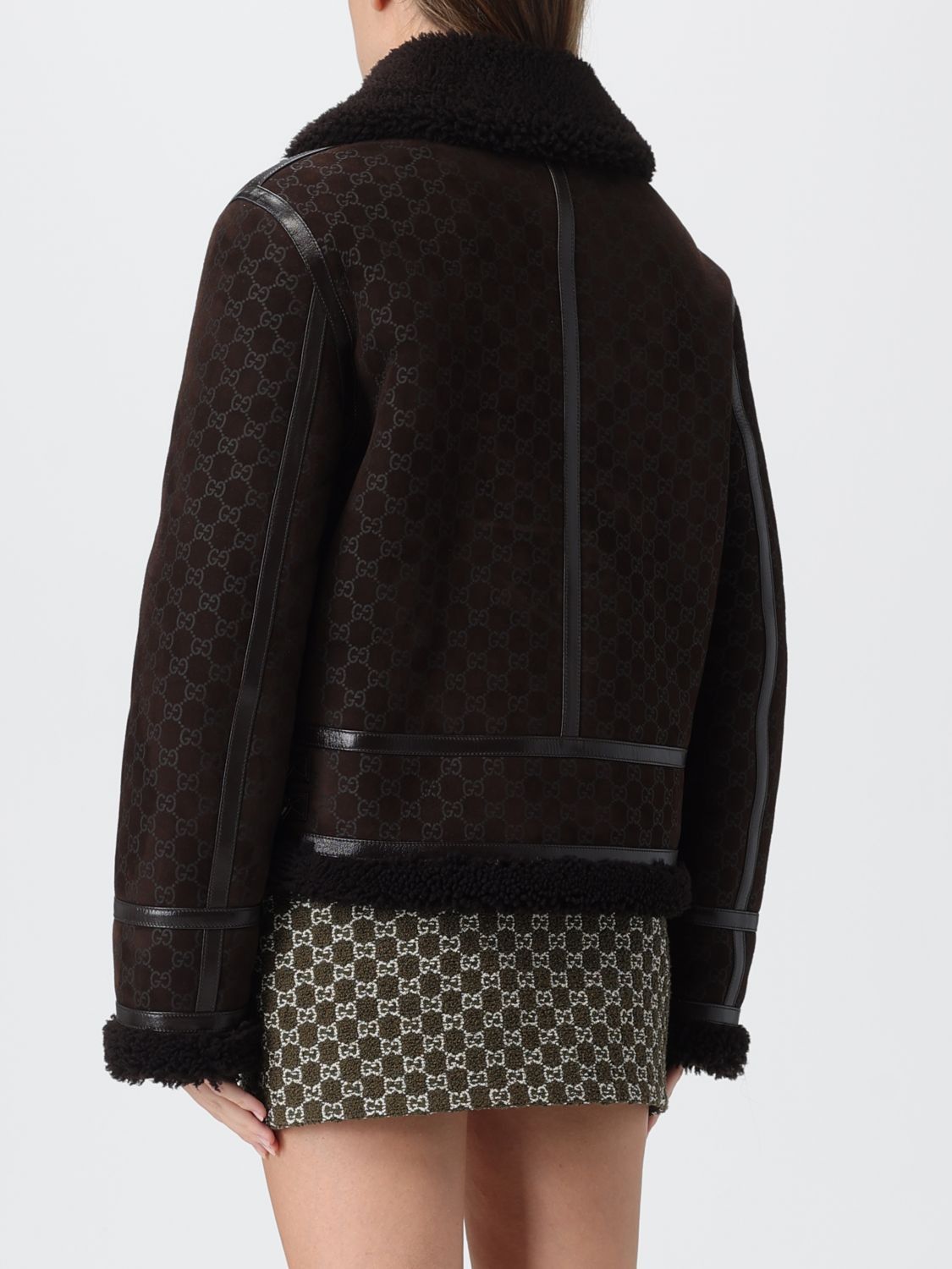 Gucci Gucci Jacket Woman Brown Size S / US 4 / IT 40 - 3 Thumbnail