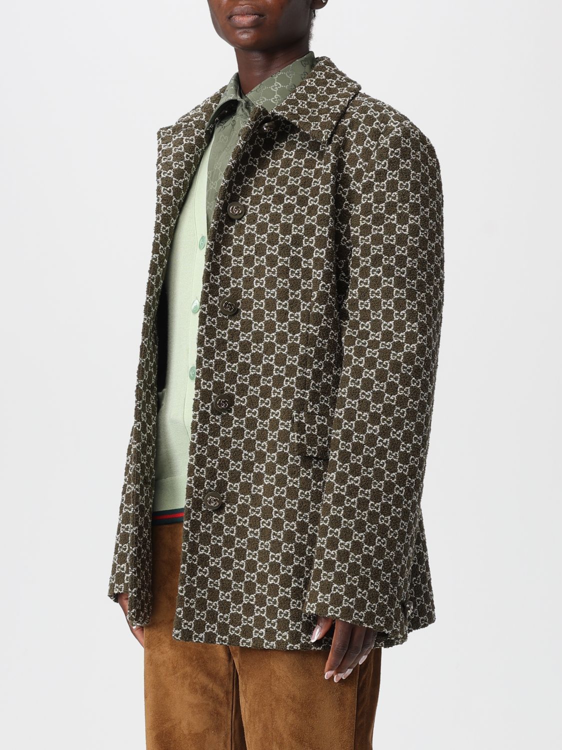 Gucci Gucci Jacket Woman Green Size M / US 6-8 / IT 42-44 - 4 Thumbnail