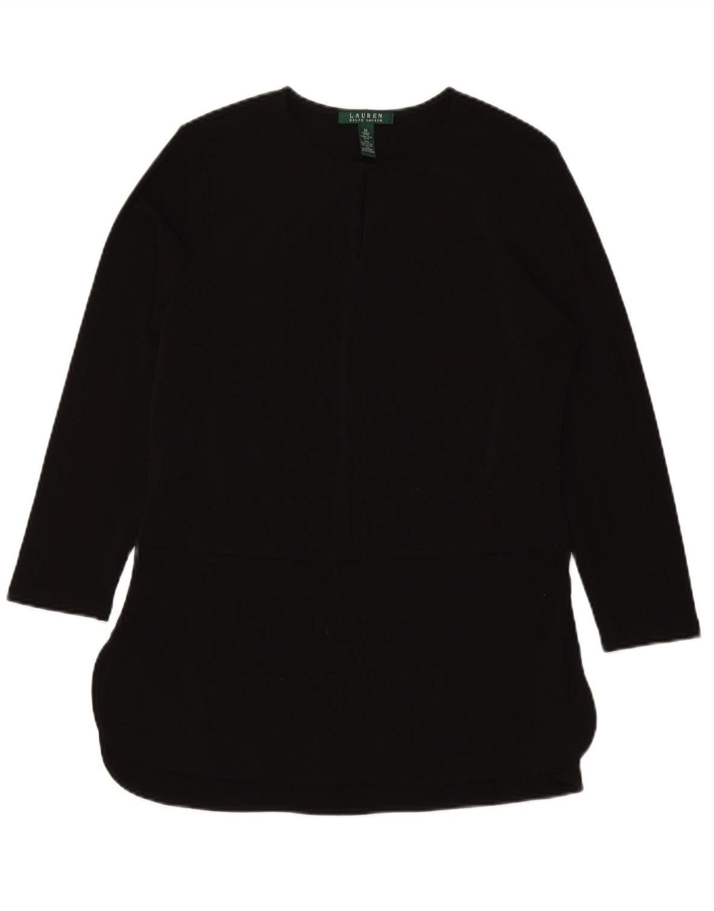 Ralph Lauren Womens Tunic Dress UK 14 Medium Black Polyester Size S / US 4 / IT 40 - 3 Thumbnail