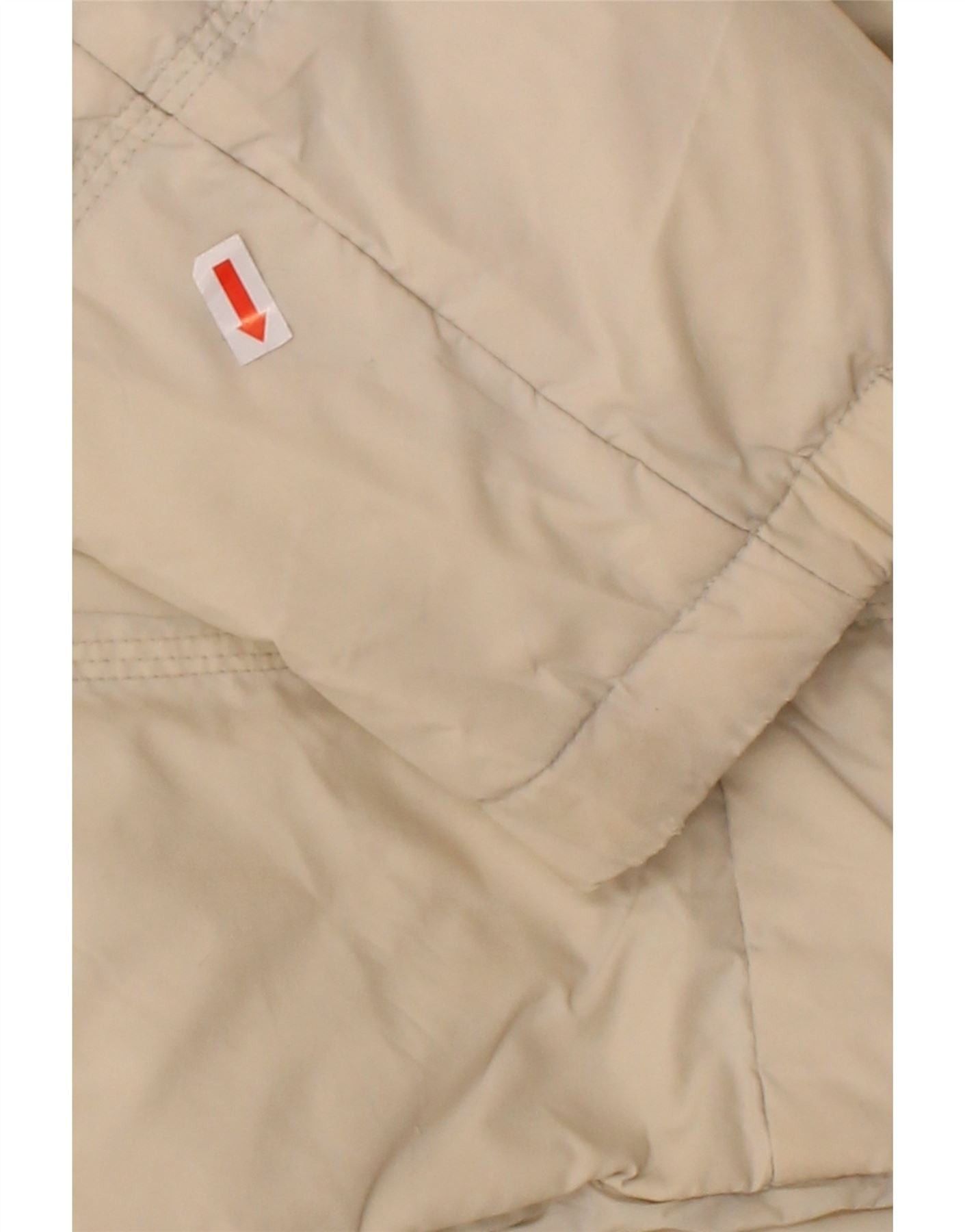 Diesel Mens Hooded Padded Jacket UK 38 Medium Off White Polyamide Size US M / EU 48-50 / 2 - 4 Thumbnail