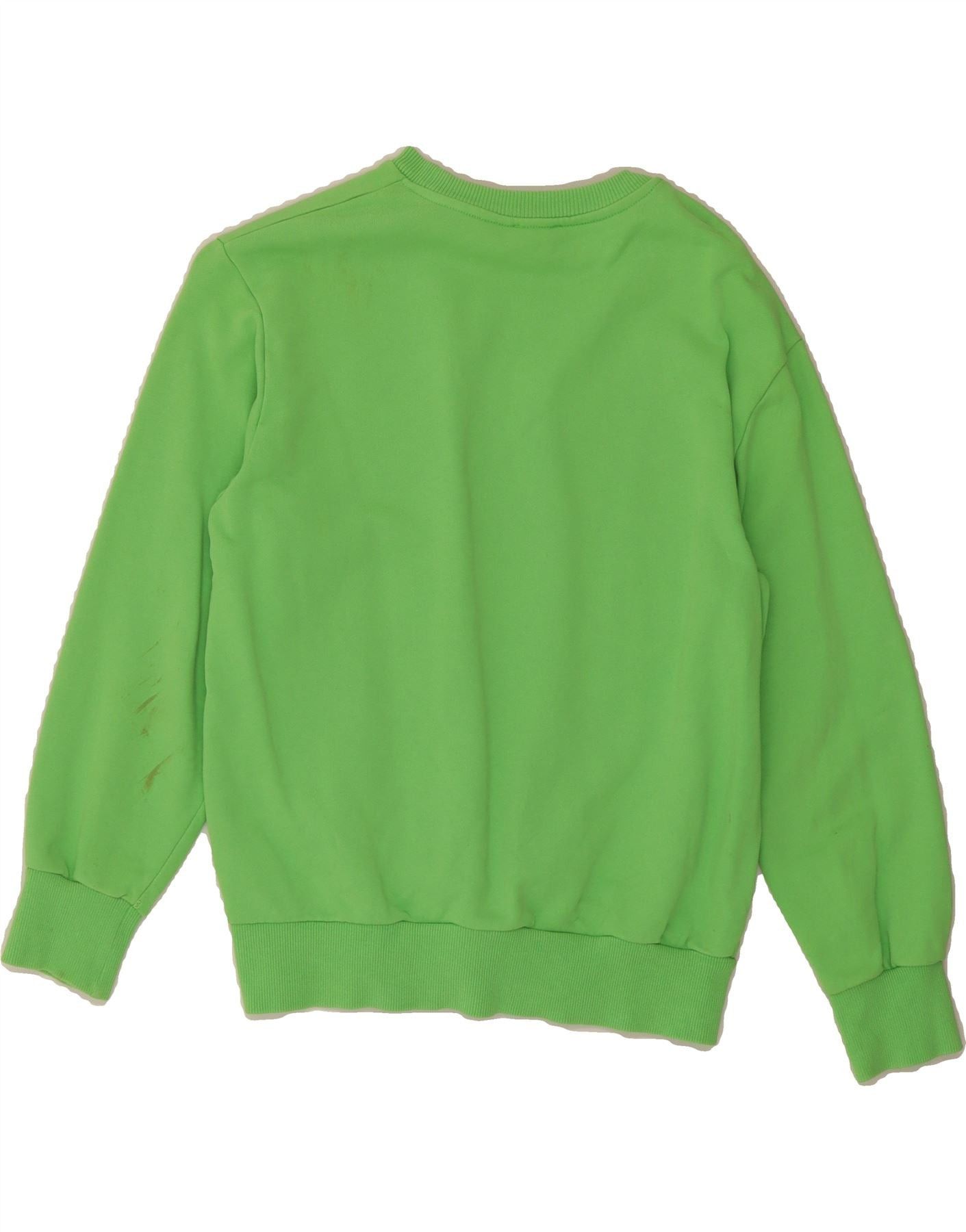 Diesel Boys Graphic Sweatshirt Jumper 11-12 Years Green Cotton Size M / US 6-8 / IT 42-44 - 2 Thumbnail