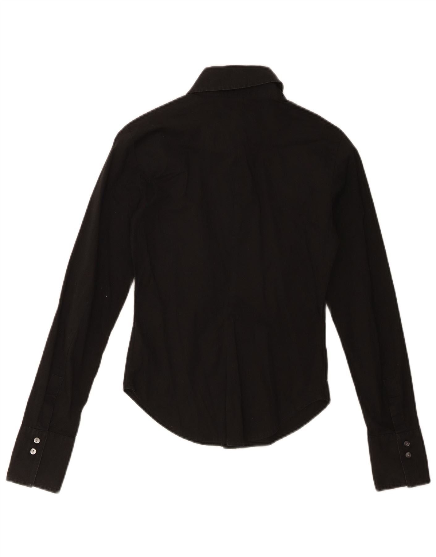 Diesel Womens Paris Shirt UK 10 Small Black Cotton Size XXS / US 00 / IT 34 - 2 Thumbnail