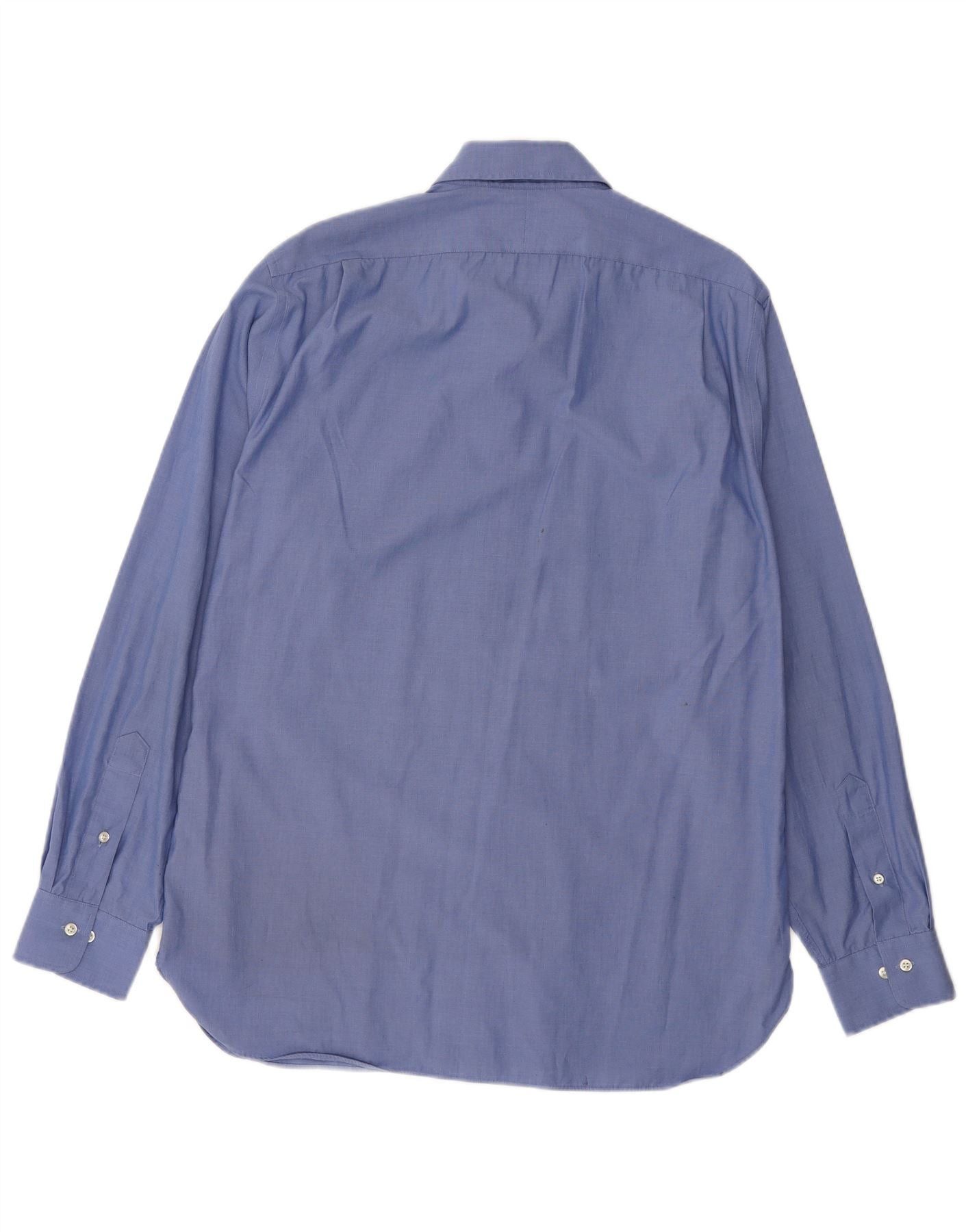 Polo Ralph Lauren Mens Slim Fit Shirt 43 17 XL Blue Size US XL / EU 56 / 4 - 2 Thumbnail
