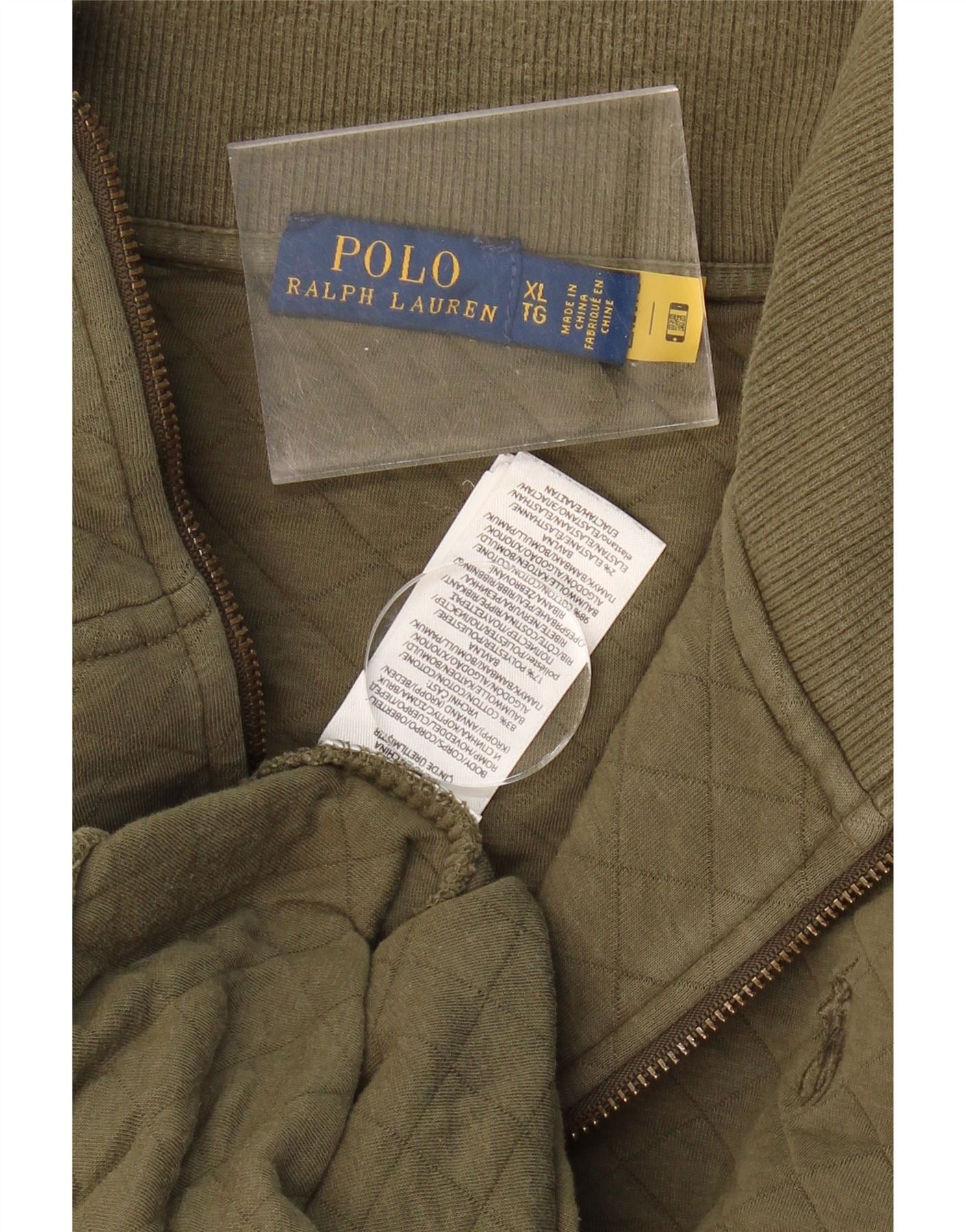 Polo Ralph Lauren Womens Overd Sweatshirt Jumper UK 18 XL Khaki Size XL / US 12-14 / IT 48-50 - 5 Thumbnail