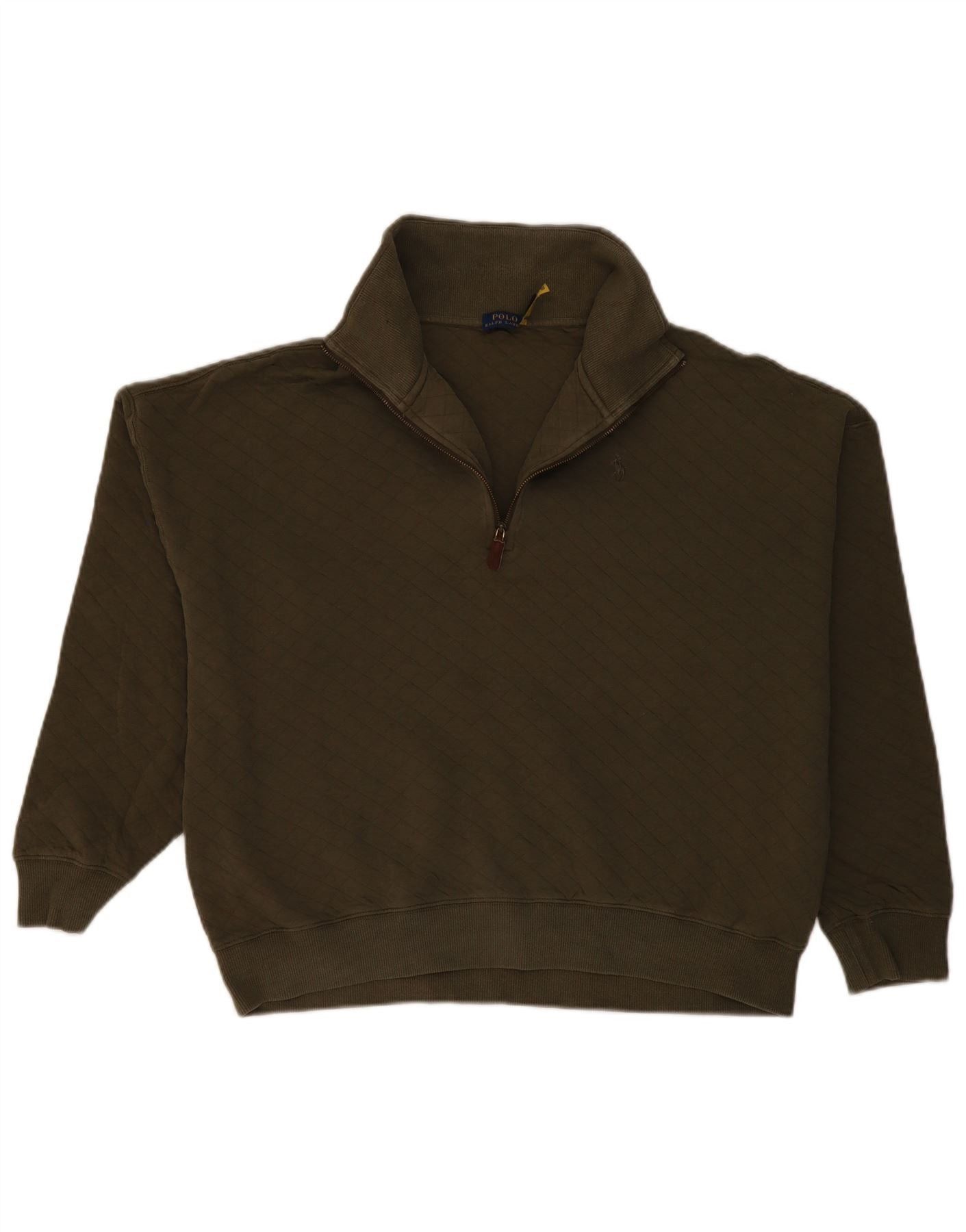 Polo Ralph Lauren Womens Overd Sweatshirt Jumper UK 18 XL Khaki Size XL / US 12-14 / IT 48-50 - 3 Thumbnail