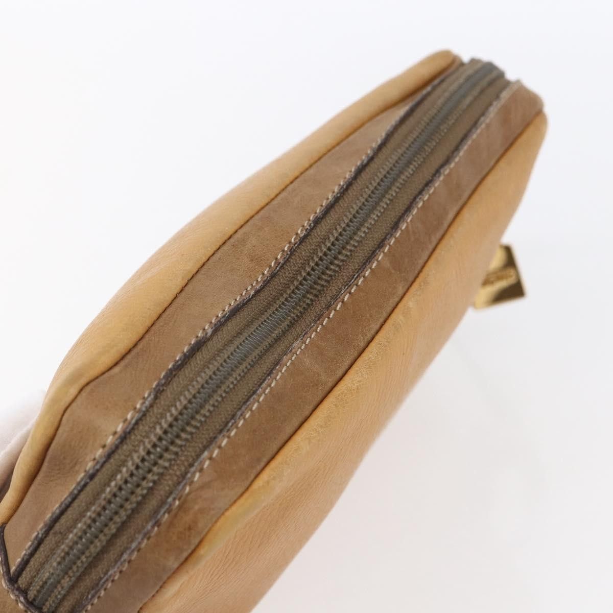 Loewe Loewe Anagram Clutch Bag Leather Size ONE SIZE - 14 Thumbnail
