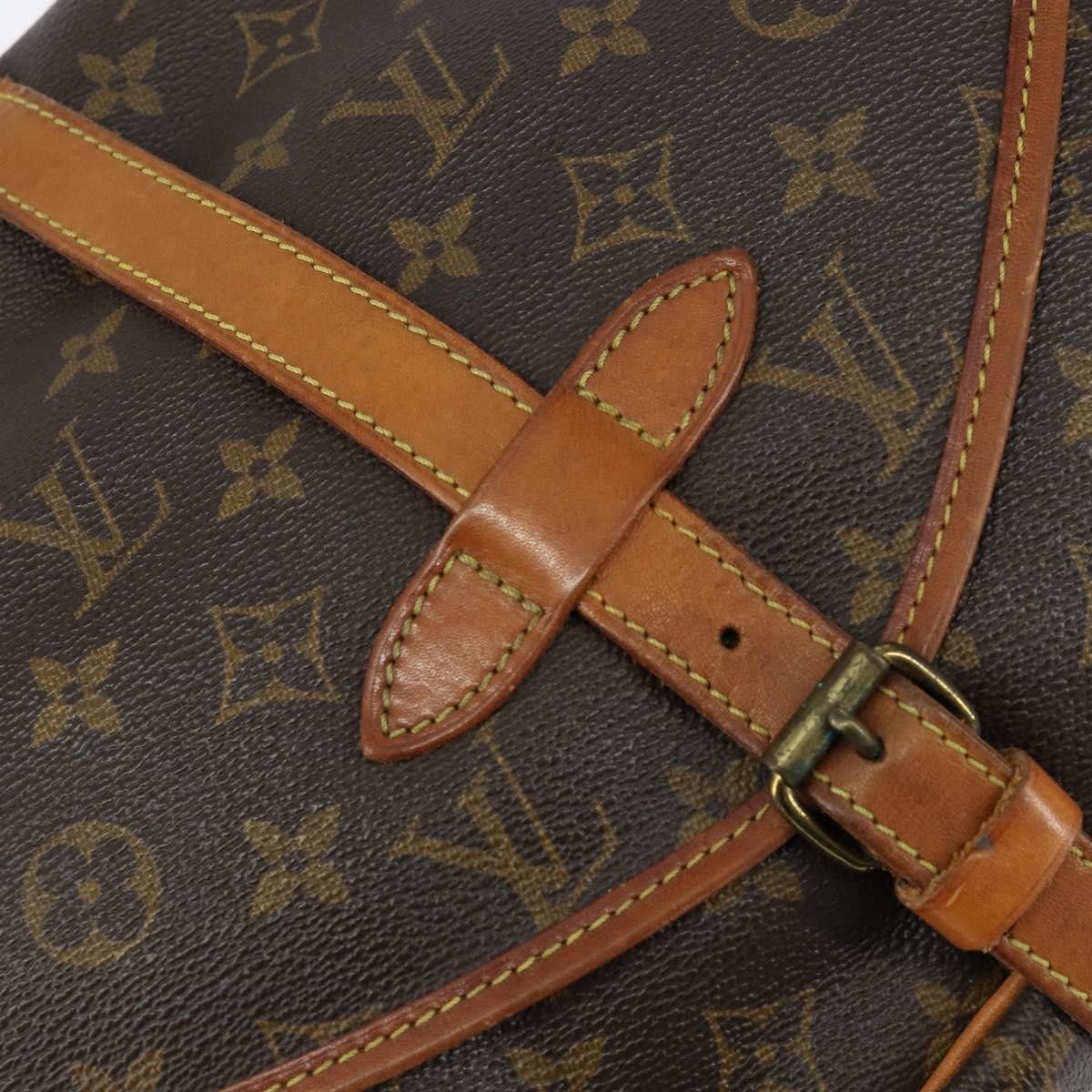 Louis Vuitton Louis Vuitton Saumur Handbag Monogram Canvas Size ONE SIZE - 15 Thumbnail