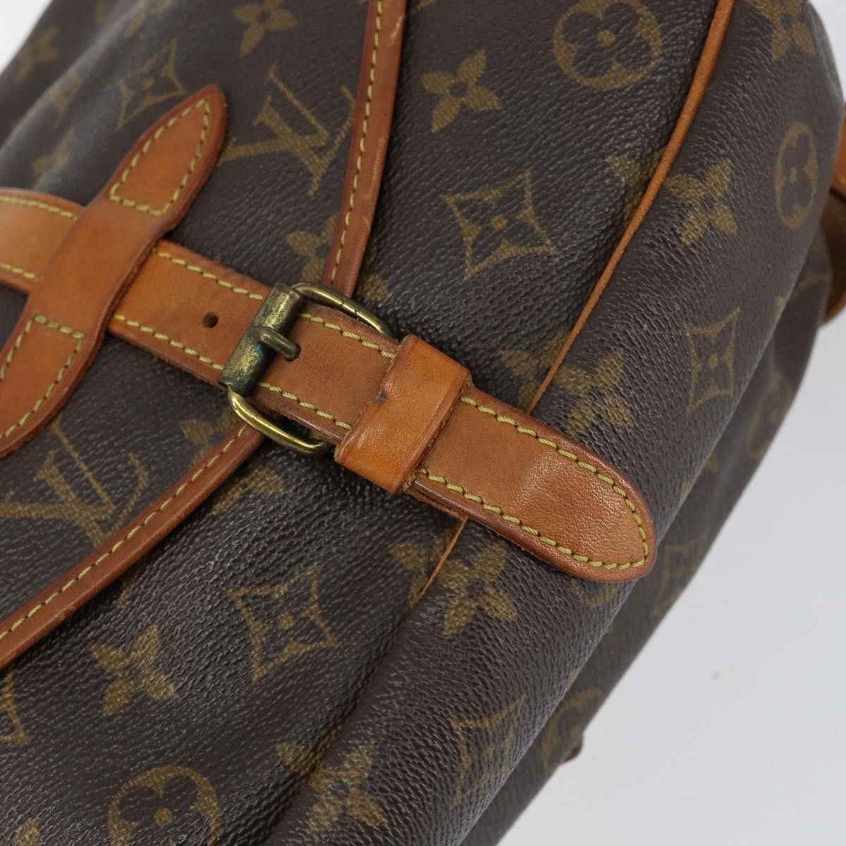 Louis Vuitton Louis Vuitton Saumur Handbag Monogram Canvas Size ONE SIZE - 16 Thumbnail