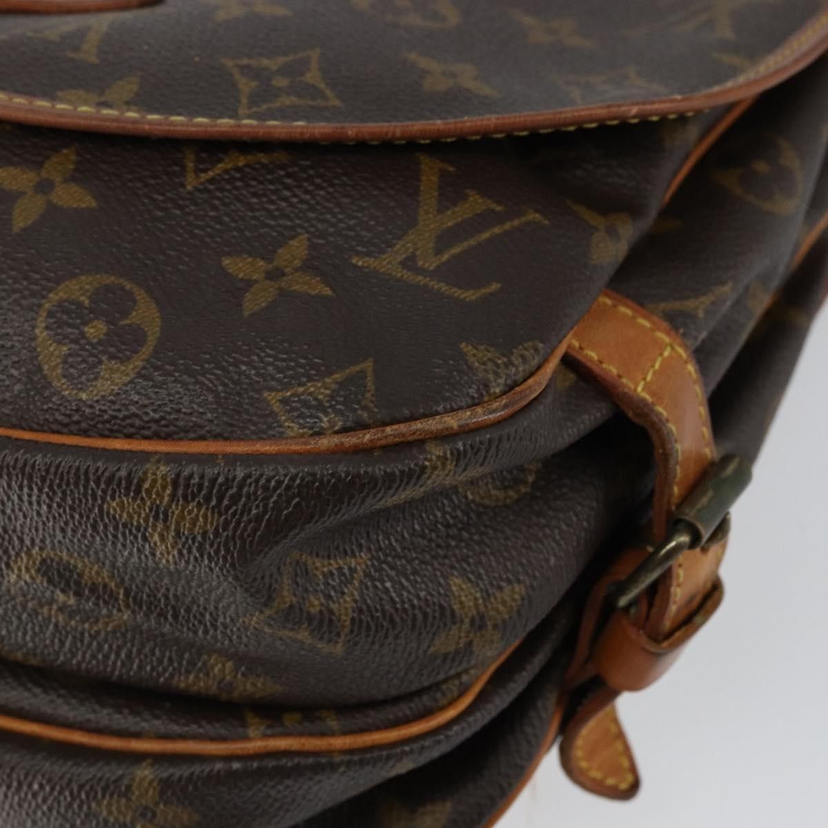 Louis Vuitton Louis Vuitton Saumur Handbag Monogram Canvas Size ONE SIZE - 10 Thumbnail