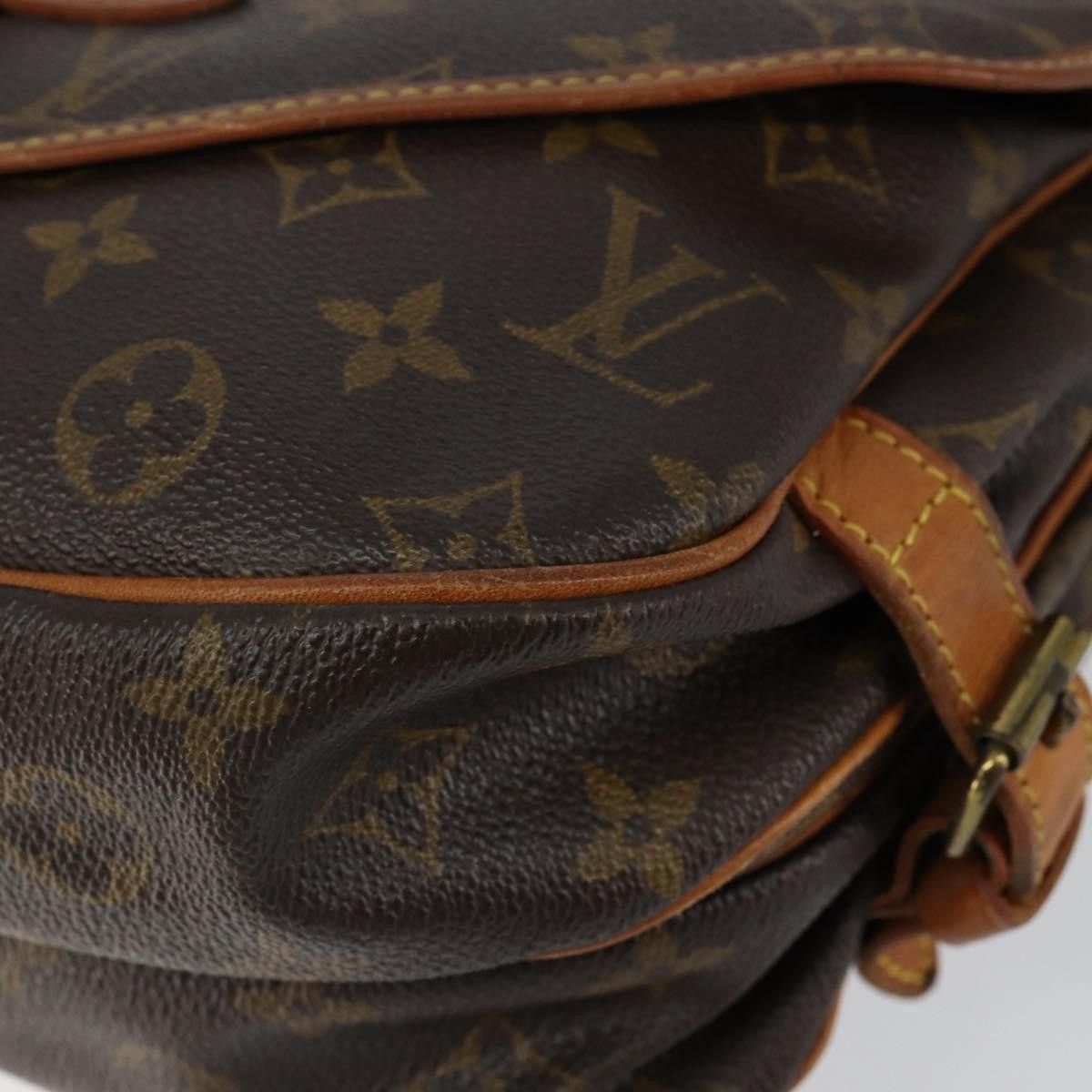 Louis Vuitton Louis Vuitton Saumur Handbag Monogram Canvas Size ONE SIZE - 12 Thumbnail