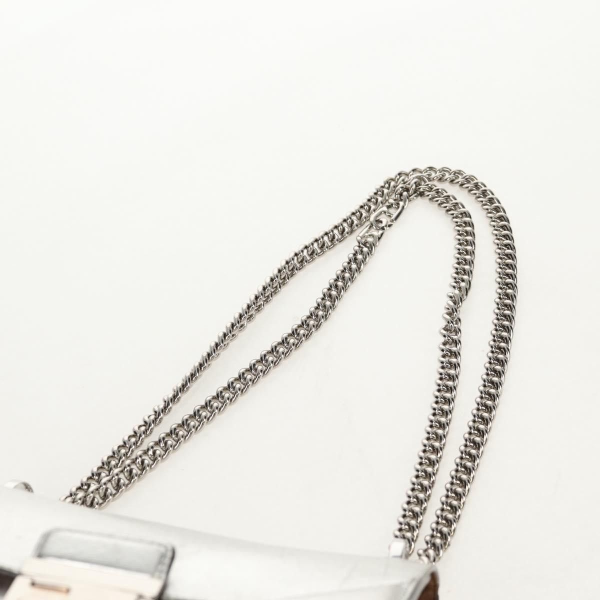 Fendi Fendi Kan U Shoulder Bag silver Size ONE SIZE - 8 Thumbnail
