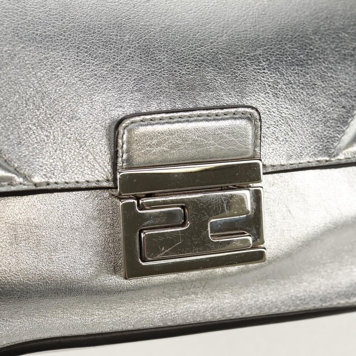 Fendi Fendi Kan U Shoulder Bag silver Size ONE SIZE - 15 Thumbnail