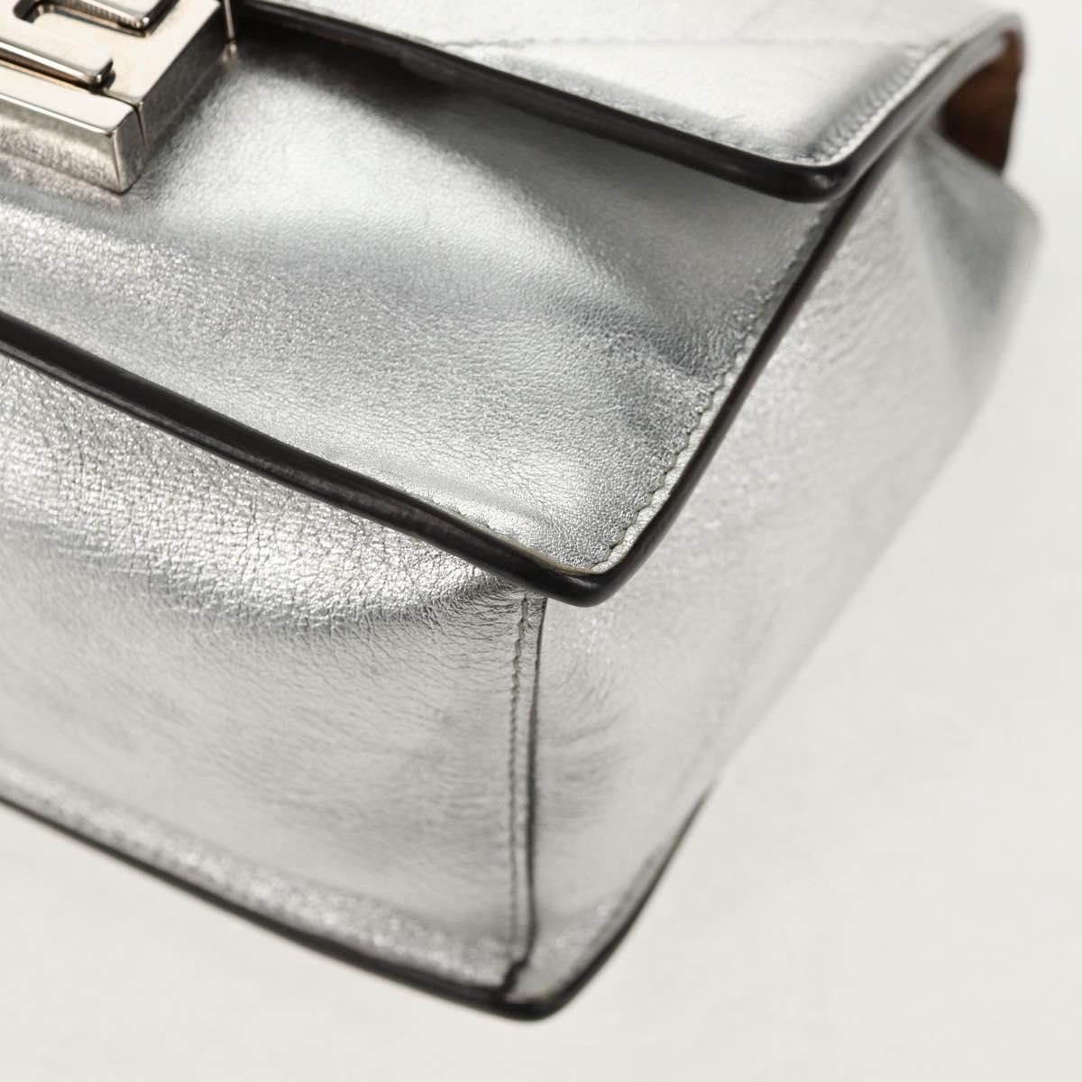 Fendi Fendi Kan U Shoulder Bag silver Size ONE SIZE - 12 Thumbnail