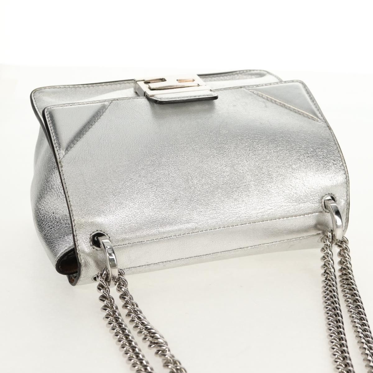 Fendi Fendi Kan U Shoulder Bag silver Size ONE SIZE - 6 Thumbnail