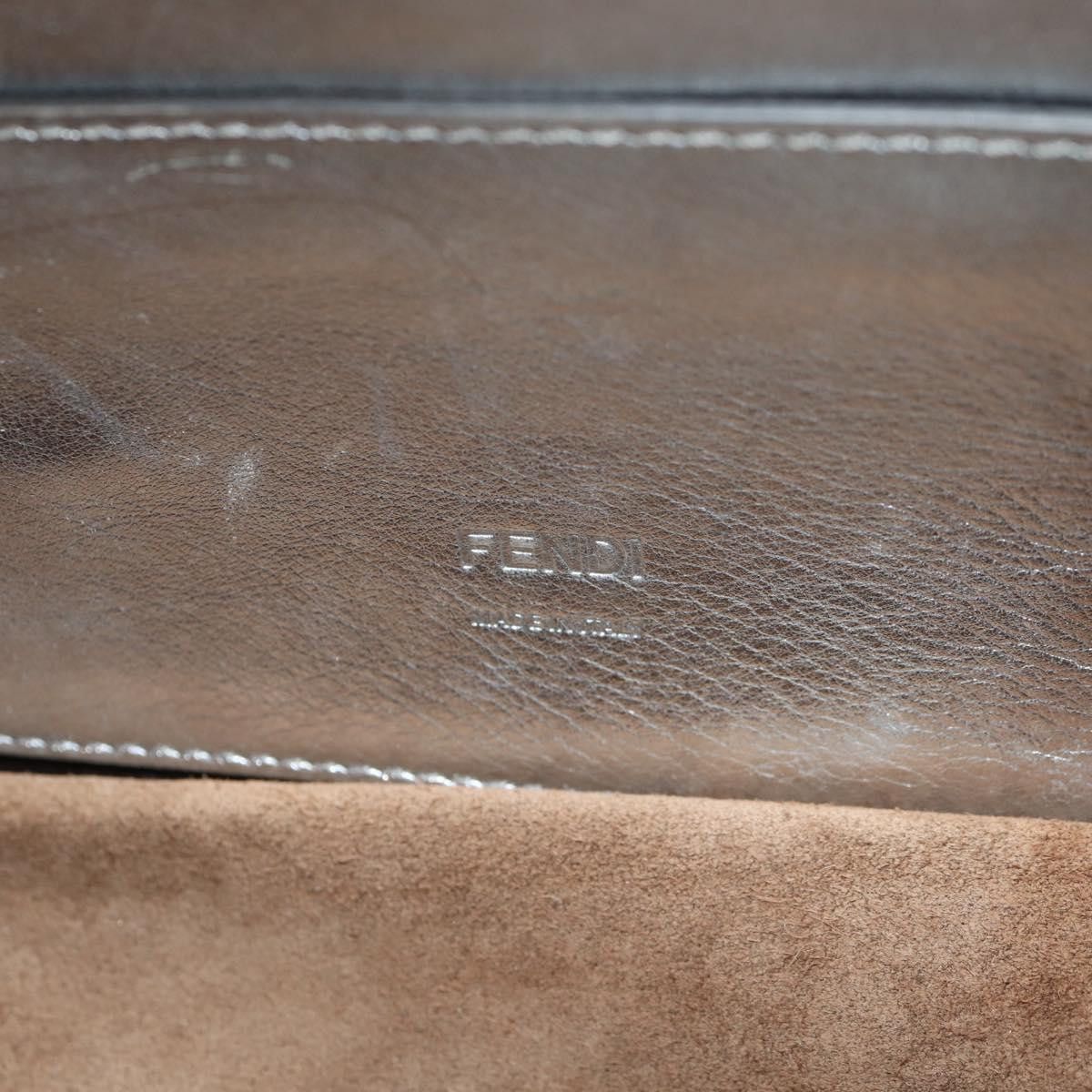 Fendi Fendi Kan U Shoulder Bag silver Size ONE SIZE - 19 Thumbnail
