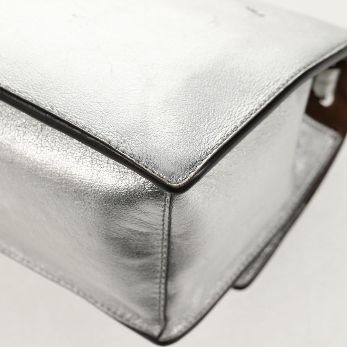 Fendi Fendi Kan U Shoulder Bag silver Size ONE SIZE - 14 Thumbnail