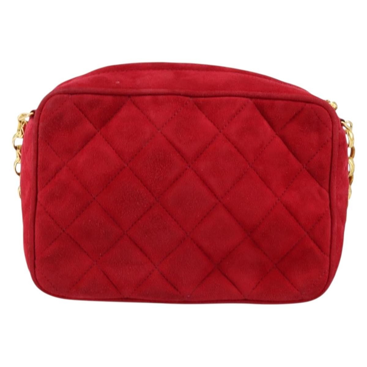 Chanel Chanel Vintage Front Pocket Camera Shoulder Bag Suede Size ONE SIZE - 2 Thumbnail
