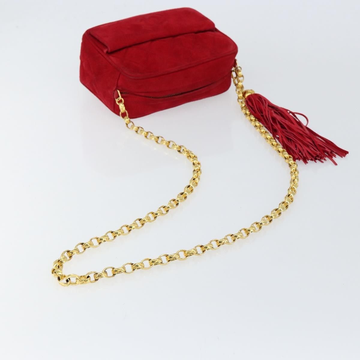 Chanel Chanel Vintage Front Pocket Camera Shoulder Bag Suede Size ONE SIZE - 7 Thumbnail
