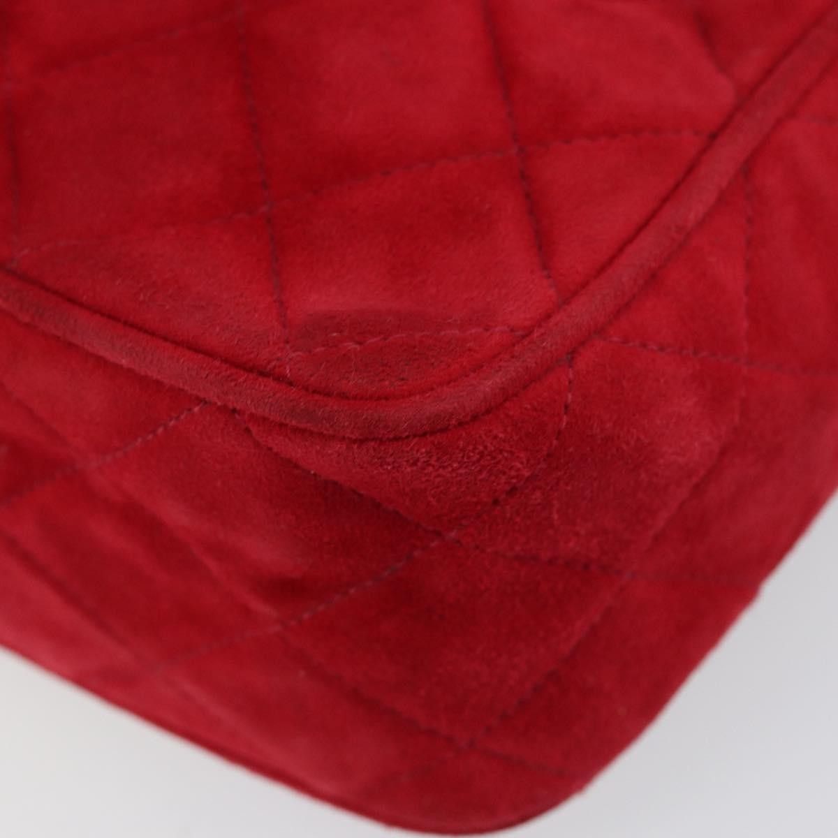 Chanel Chanel Vintage Front Pocket Camera Shoulder Bag Suede Size ONE SIZE - 10 Thumbnail
