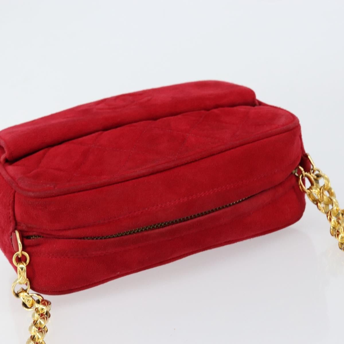 Chanel Chanel Vintage Front Pocket Camera Shoulder Bag Suede Size ONE SIZE - 20 Thumbnail