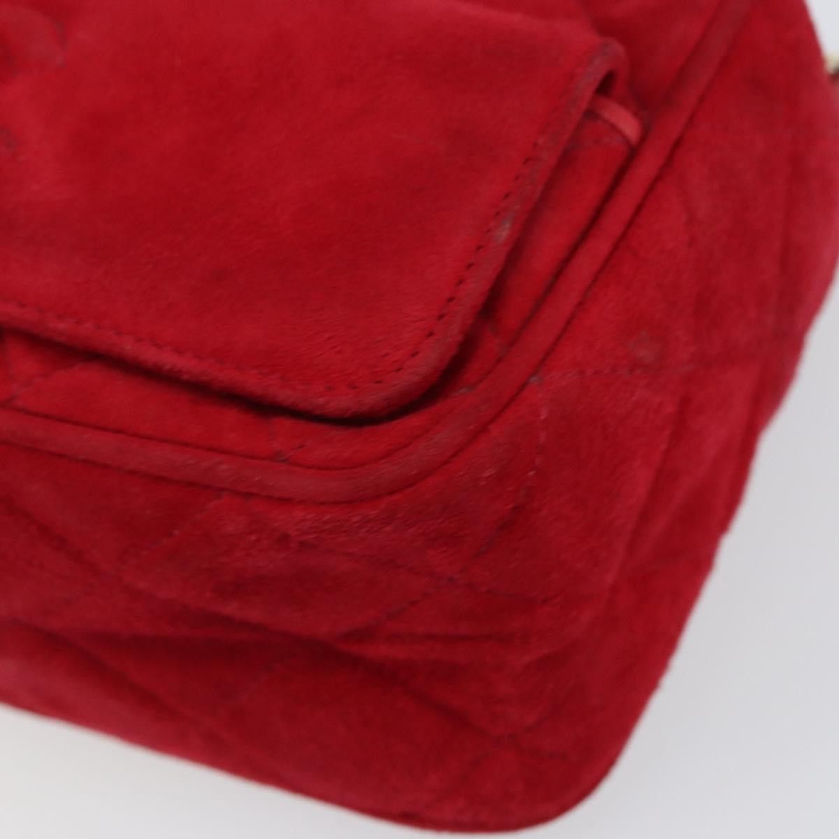 Chanel Chanel Vintage Front Pocket Camera Shoulder Bag Suede Size ONE SIZE - 8 Thumbnail