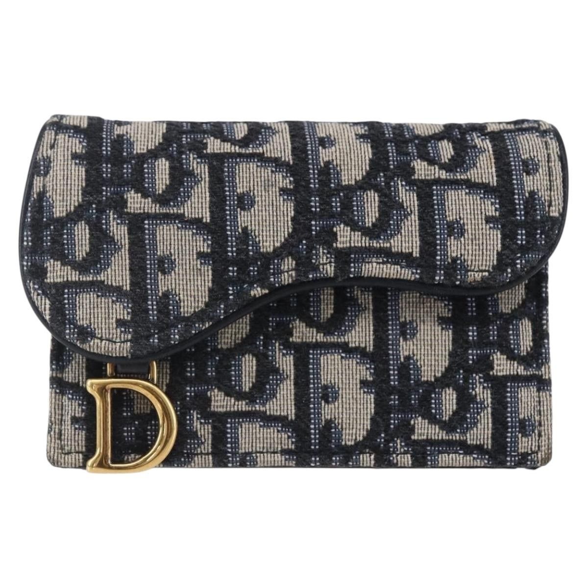 Dior Christian Dior Saddle Card Case Oblique Canvas Size ONE SIZE - 19 Thumbnail